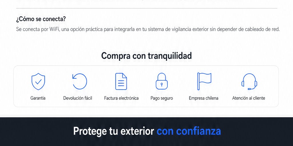 Cámara de Seguridad Solar Triple IP66 Visión Nocturna (12/12)