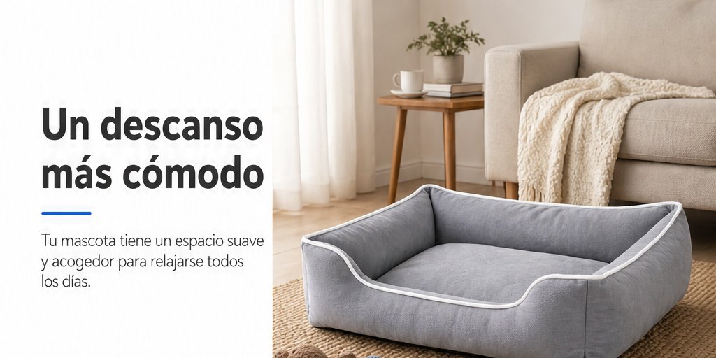 Cama suave Antiestres Para Mascota Perros y Gatos (1/12)