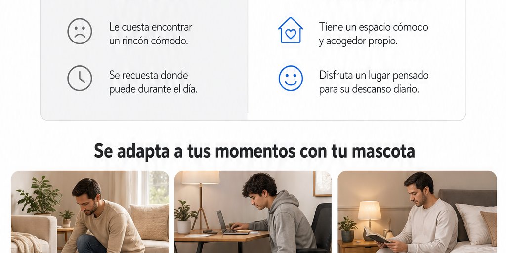 Cama suave Antiestres Para Mascota Perros y Gatos (5/12)