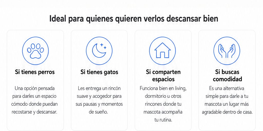 Cama suave Antiestres Para Mascota Perros y Gatos (8/12)