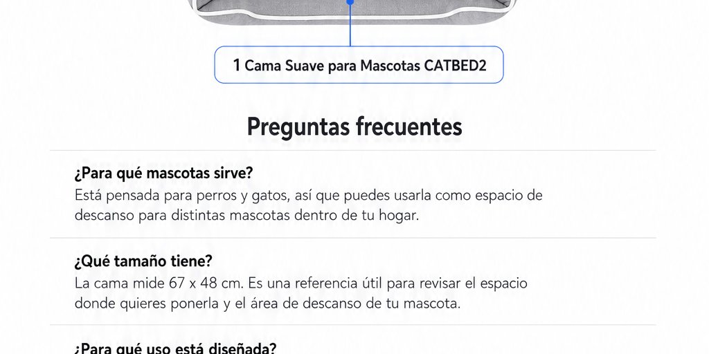 Cama suave Antiestres Para Mascota Perros y Gatos (11/12)