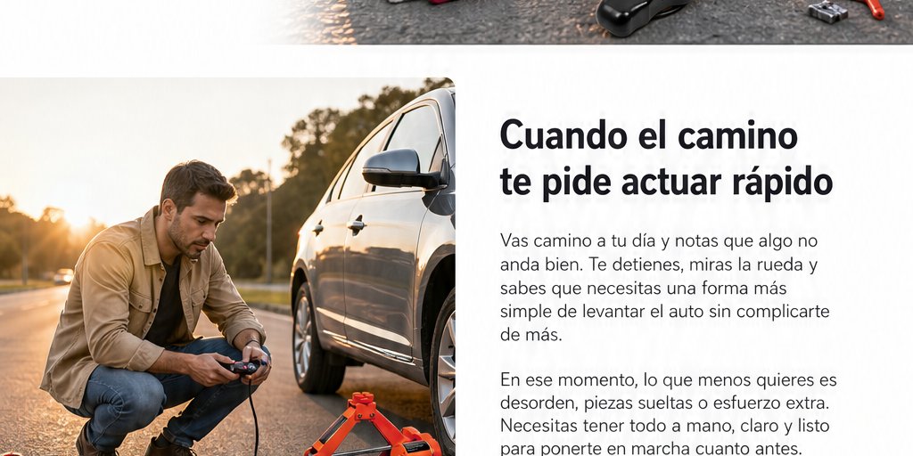 Gata Eléctrica 12V 2T Para Auto Con Maletín Y Accesorios (2/12)