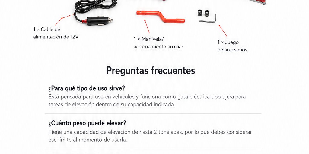 Gata Eléctrica 12V 2T Para Auto Con Maletín Y Accesorios (11/12)