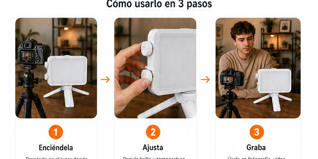 Luz De Video Portátil De 40w Iluminación Fotografía Pro (9/12)