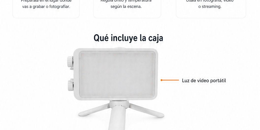 Luz De Video Portátil De 40w Iluminación Fotografía Pro (10/12)