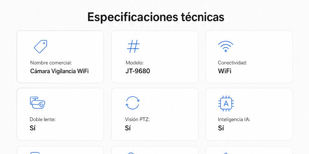 Cámara Vigilancia WiFi IA Doble Lente Movimiento PTZ (7/12)