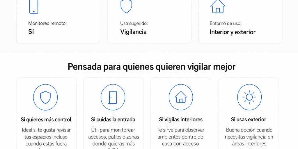 Cámara Vigilancia WiFi IA Doble Lente Movimiento PTZ (8/12)