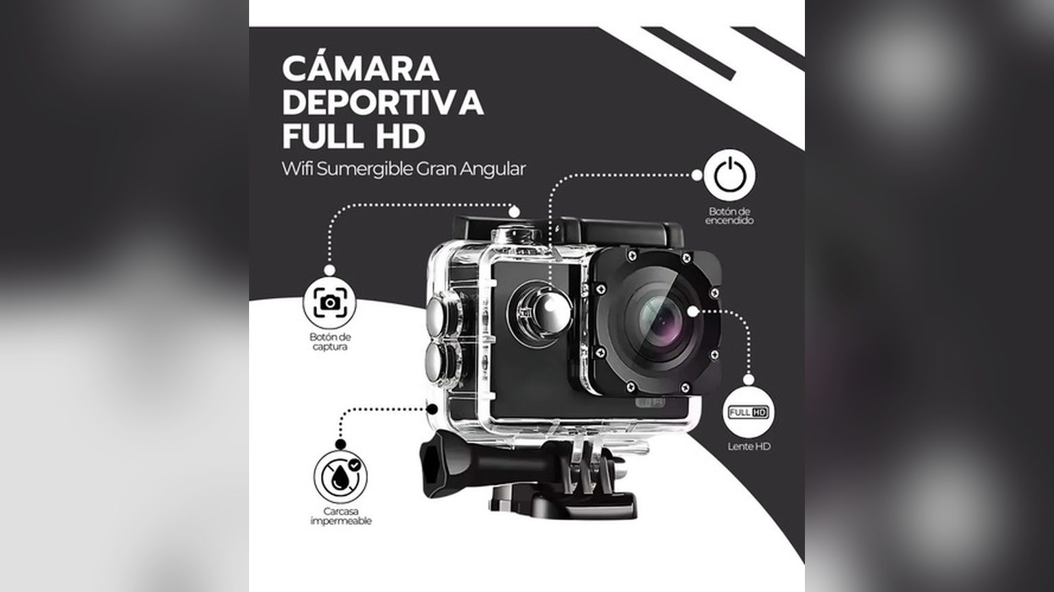Detalle del lente objetivo de 50 mm de binoculares marinos Bak4