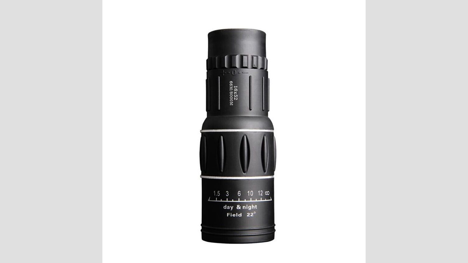 Monocular DSTARGAZE 16x52mm en uso, mostrado con su tamaño compacto