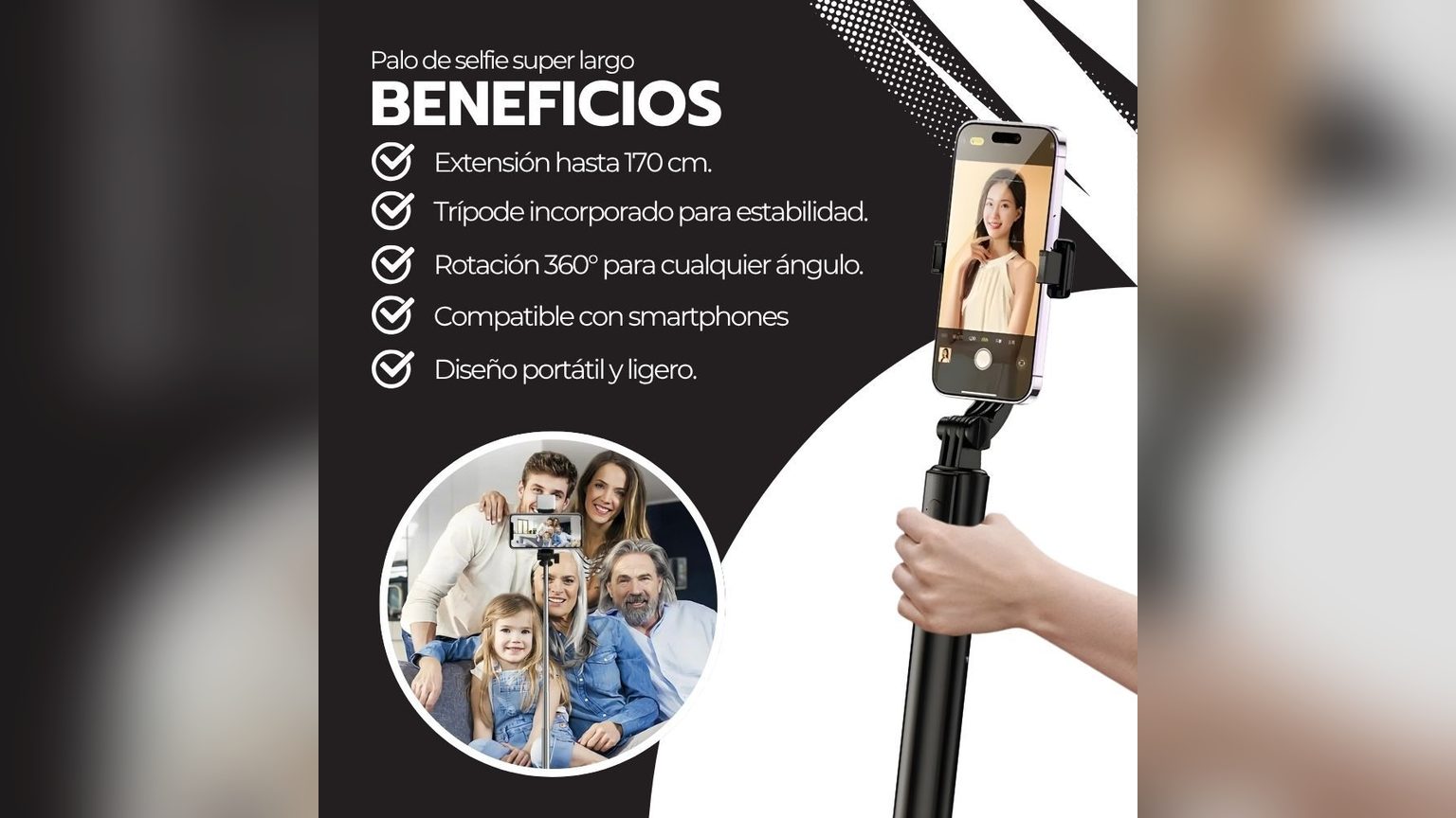 Adaptador universal Novystor para celular fijado al ocular de un telescopio, con buscador óptico al lado para astrofotografía
