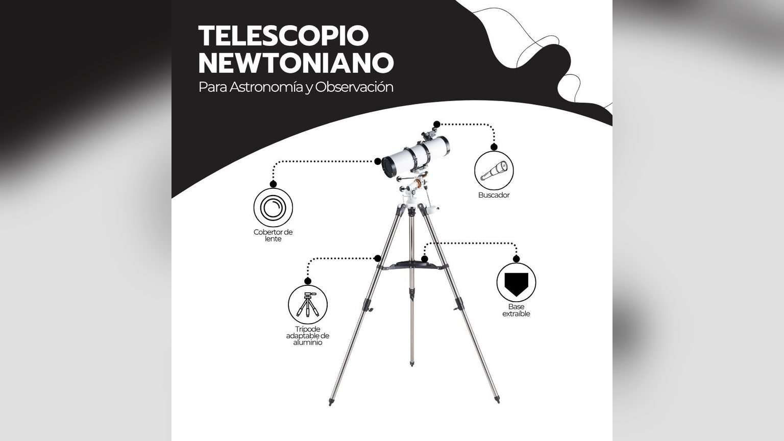 Teléfono sujeto por pinza